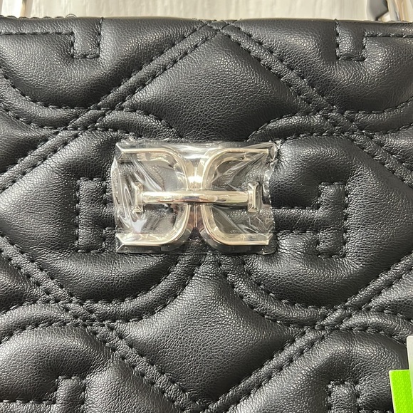 NWT Sam Edelman Black Viviana Monogram Quilt Tote BRAND NEW - Picture 9 of 14